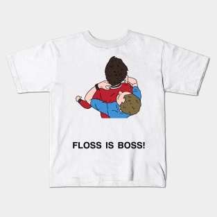 Peep Show Floss is boss! Kids T-Shirt